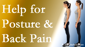 Poor posture and back pain are linked and find help and relief at Johnson Chiropractic.