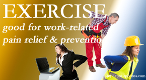 Johnson Chiropractic offers gentle treatment to relieve work-related pain and advice for preventing it. 