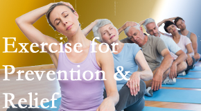 Johnson Chiropractic recommends exercise as a key part of the back pain and neck pain treatment plan for relief and prevention.