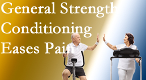 Johnson Chiropractic helps patients discover the right exercise for them to strengthen their spine and body to best ease back pain.