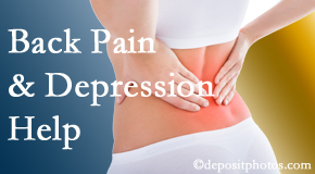 Richmond depression related to chronic back pain often resolves with our chiropractic treatment plan’s Cox® Technic Flexion Distraction and Decompression.