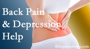 Richmond depression that accompanies chronic back pain often resolves with our chiropractic treatment plan’s Cox® Technic Flexion Distraction and Decompression.