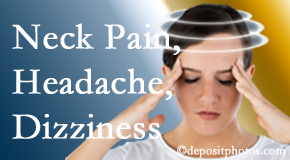 Johnson Chiropractic helps decrease neck pain and dizziness and related neck muscle issues.