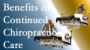 Johnson Chiropractic offers continued chiropractic care (aka maintenance care) as it is research-documented to be effective.