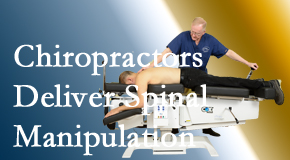 Johnson Chiropractic uses spinal manipulation on a daily basis as a representative of the chiropractic profession which is recognized as being the profession of spinal manipulation practitioners.