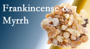 frankincense and myrrh picture for Richmond anti-inflammatory, anti-tumor, antioxidant effects