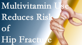 Johnson Chiropractic presents new research that shows a reduction in hip fracture by those taking multivitamins.