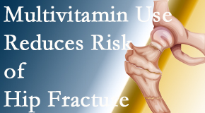 Johnson Chiropractic shares new research that shows a reduction in hip fracture by those taking multivitamins.