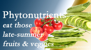 Johnson Chiropractic shares research on the benefits of phytonutrient-filled fruits and vegetables. 