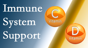 Johnson Chiropractic shares details about the benefits of vitamins C and D for the immune system to fight infection. 