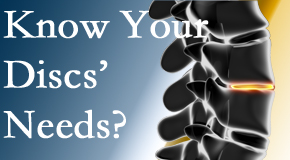 Your Richmond chiropractor knows all about spinal discs and what they need nutritionally. Do you?