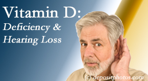 Johnson Chiropractic presents recent research about low vitamin D levels and hearing loss. 