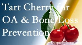 Johnson Chiropractic shares that tart cherries may improve bone health and prevent osteoarthritis.