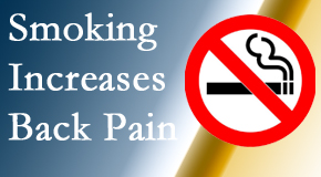 Johnson Chiropractic explains that smoking heightens the pain experience especially spine pain and headache.