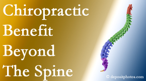 Johnson Chiropractic chiropractic care benefits more than the spine especially when the thoracic spine is treated!