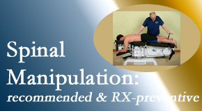 Johnson Chiropractic delivers recommended spinal manipulation which may help reduce the need for benzodiazepines.