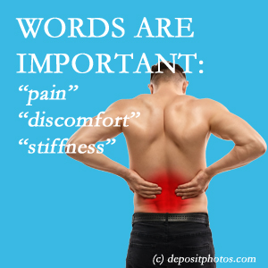 Your Richmond chiropractor listens to every word used to describe the back pain experience to develop the proper, relieving treatment plan.