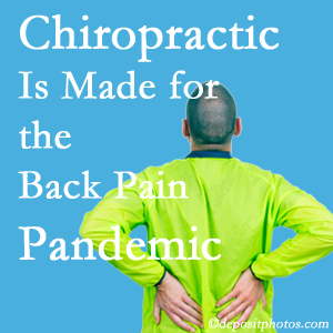 Richmond chiropractic care at Johnson Chiropractic is prepared for the pandemic of low back pain. 