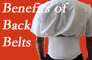 Johnson Chiropractic offers the best of chiropractic care options to ease Richmond back pain sufferers’ pain, sometimes with back belts.