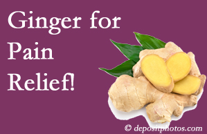 Richmond chronic pain and osteoarthritis pain patients will want to look in to ginger for its many varied benefits not least of which is pain reduction. 