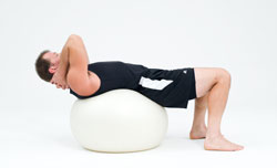 stability ball abs 1