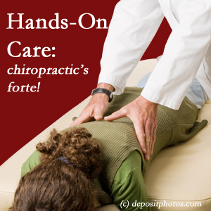image of Richmond chiropractic hands-on treatment