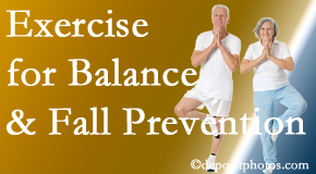 Richmond chiropractic care of balance for fall prevention involves stabilizing and proprioceptive exercise.