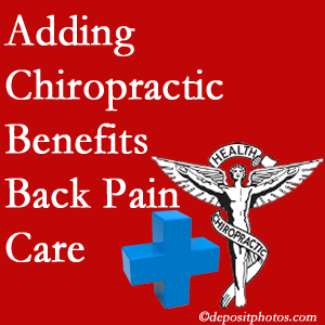 Added Richmond chiropractic to back pain care plans works for back pain sufferers. 