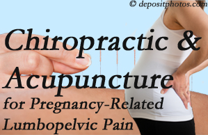 Richmond chiropractic and acupuncture may help pregnancy-related back pain and lumbopelvic pain.