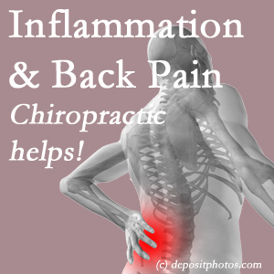 The Richmond chiropractic care provides back pain-relieving treatment that is shown to reduce related inflammation as well.