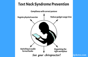 Johnson Chiropractic shares a prevention plan for text neck syndrome: better posture, frequent breaks, manipulation.