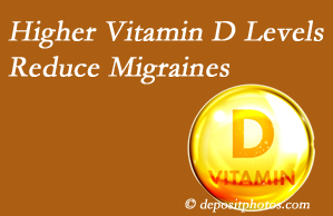 Johnson Chiropractic shares a new study that higher Vitamin D levels may reduce migraine headache incidence.