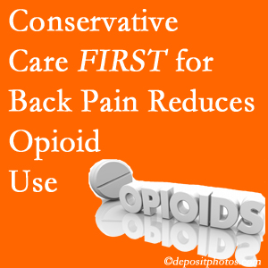 Johnson Chiropractic provides chiropractic treatment as an option to opioids for back pain relief.