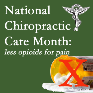 Richmond chiropractic care is being celebrated in this National Chiropractic Health Month. Johnson Chiropractic shares how its non-drug approach benefits spine pain, back pain, neck pain, and related pain management and even decreases use/need for opioids. 